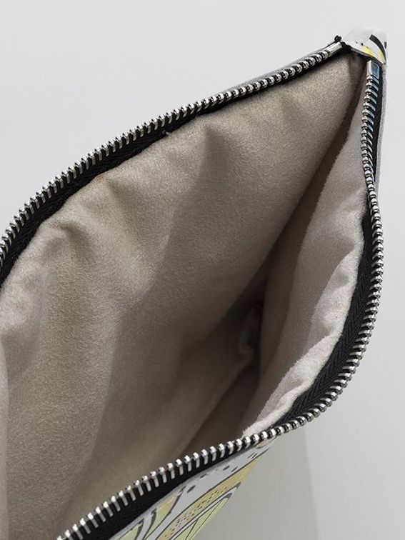 interno della borsa a tracolla personalizzata