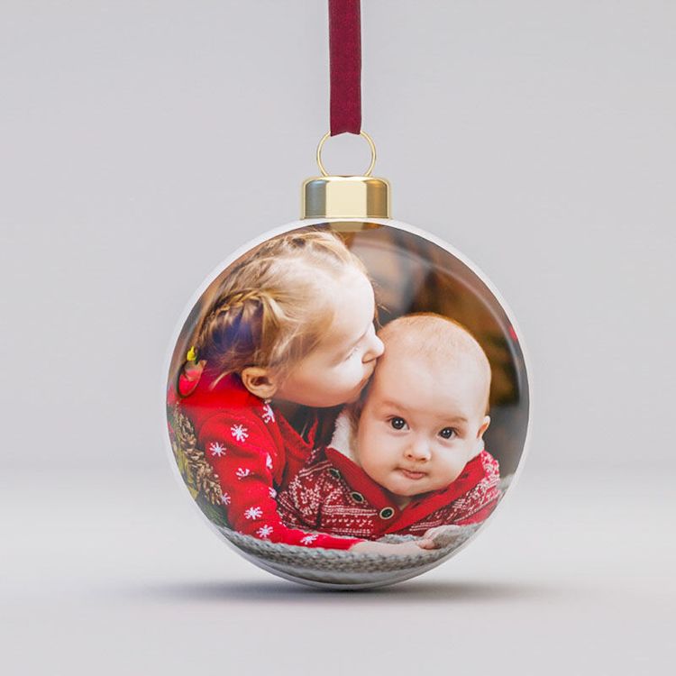 bolas navidad personalizadas porcelana fotos