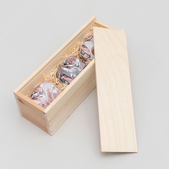 confezione regalo set da tre portacandele personalizzati