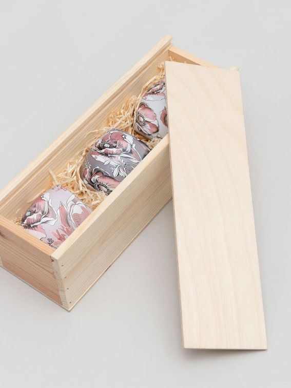 Holz geschenkbox Teelichthalter