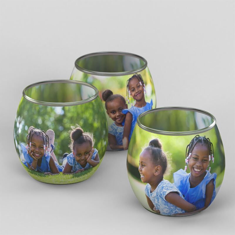 Custom Candle Holders. Personalized Tea Light Candle Holders.