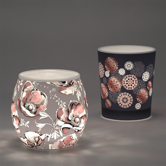 Handmade Flower Tealight Candle Holders Pottery, Tea Light Ceramic