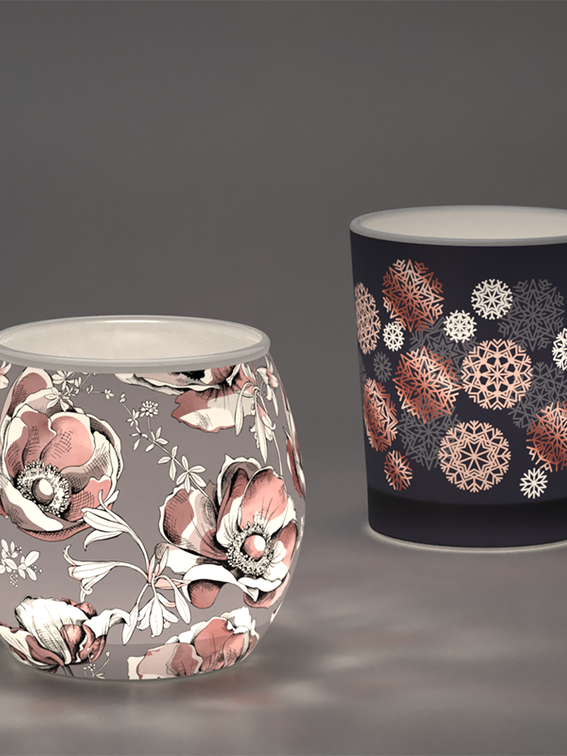 custom printed tea light holders