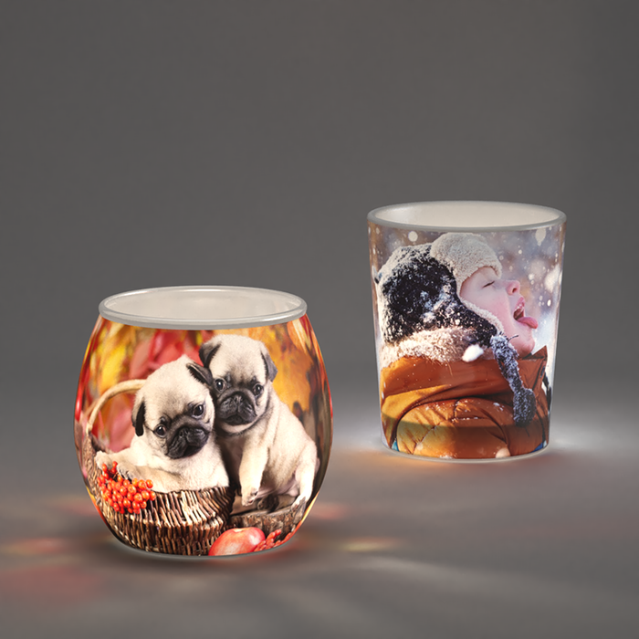 Tulpvormige theelicht wax warmer met kaars lepel, keramische Tulpvormige theelicht wax warmer met kaars lepel, keramische