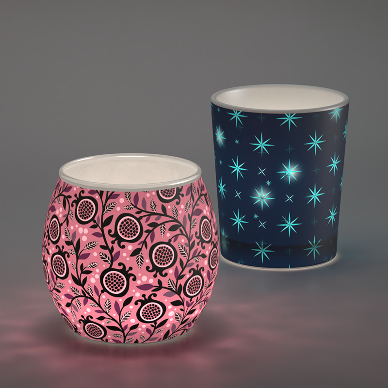 Glass Tealight Candle Holder