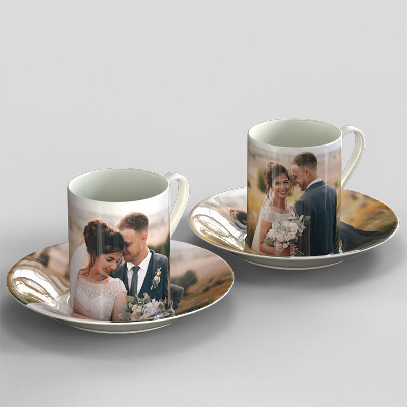 Personalized Tea Cups. Custom Printed Tea Cups And Saucers.
