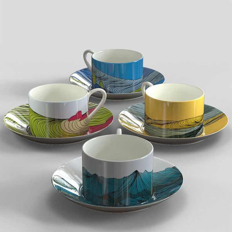 Custom Tea Cups and Saucers