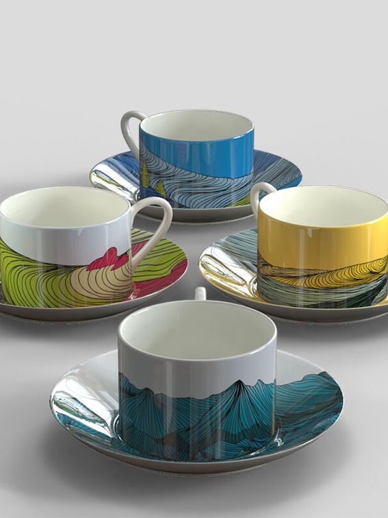 design your own cup and saucer UK