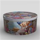 personalised round tin and lid for birthday treats