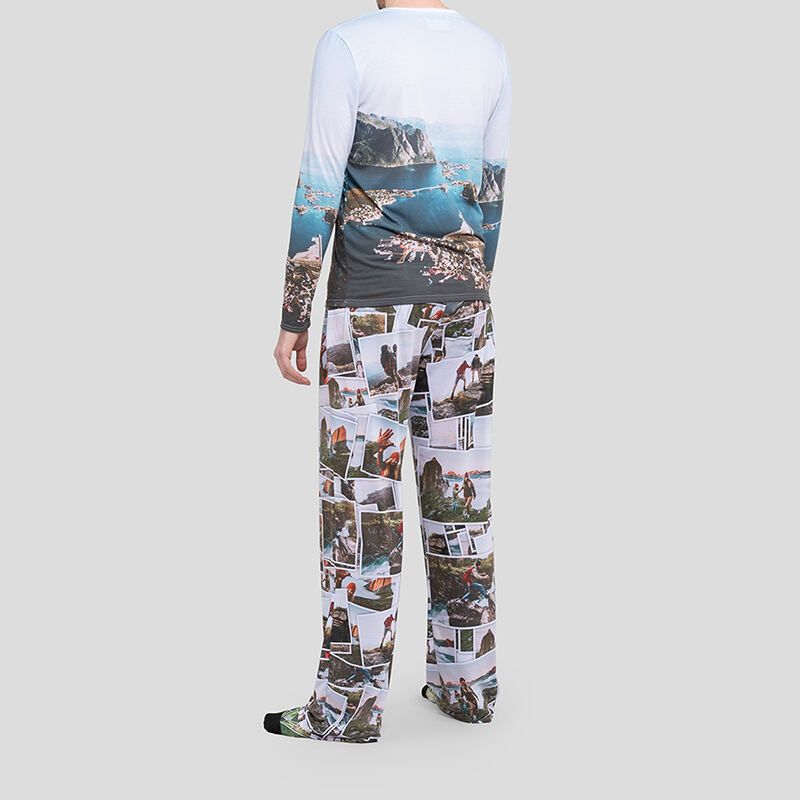 Pigiama Personalizzato Con Foto | Pantaloni Comodi Con Stampa | Regalo Divertente Per Famiglia E Amici - Foto 4