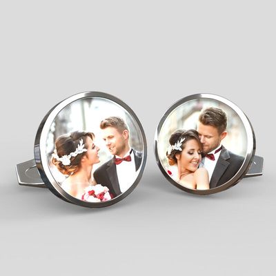 gemelos personalizados para novios