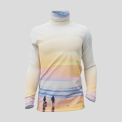 Personalised Roll Neck Jumper For Men