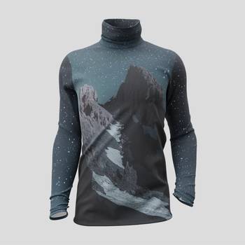 Jersey fino de cuello vuelto personalizado