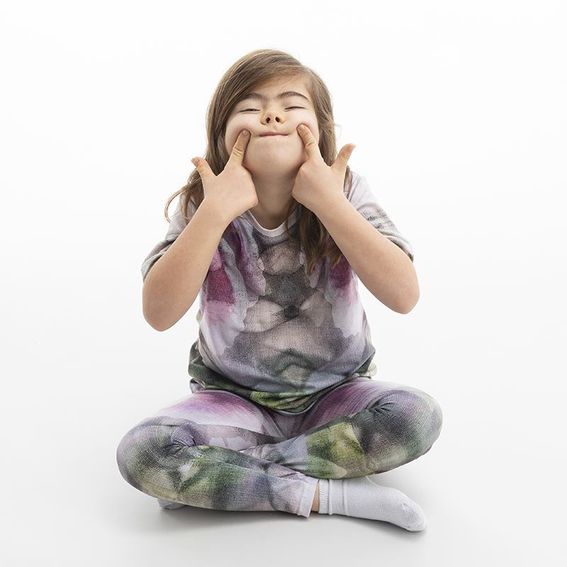Leggings stampati per bambina