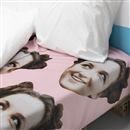 bed sheets with your face on it