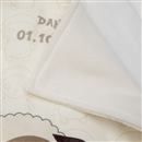 personalized baby name blanket details