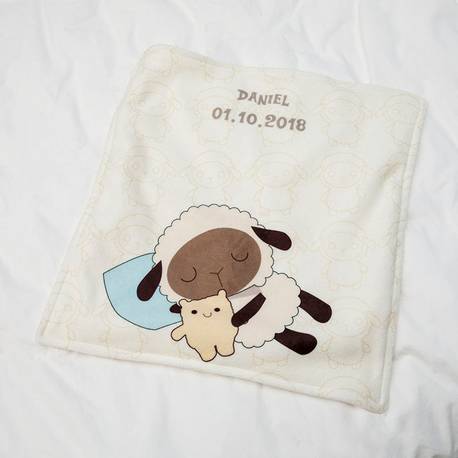 personalisierte baby decke mit name