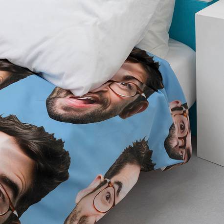 your face custom duvet cover