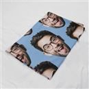 personalised face duvet cover