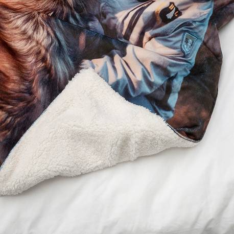 personalized sherpa blanket