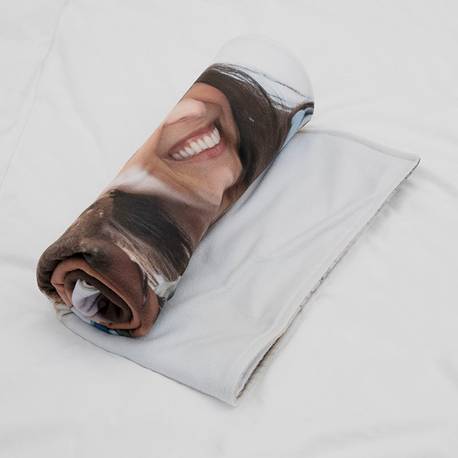 double sided photo blanket