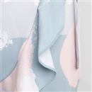 bedruckter volantrock aus crepe stoff