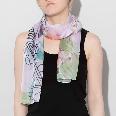 custom chiffon scarf