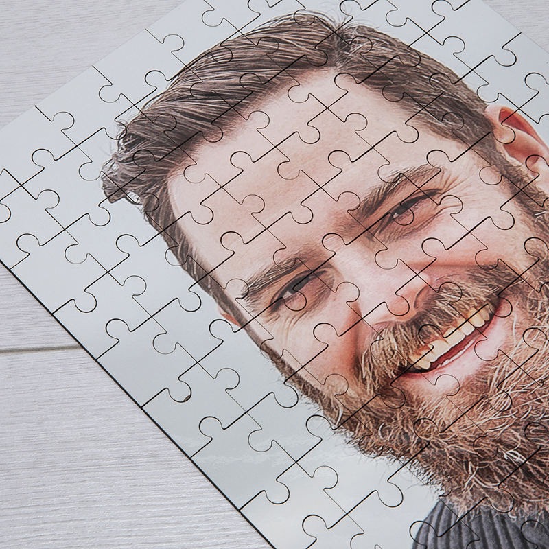 Your Face Puzzle. Face Jigsaw Puzzle. Your Face on a Jigsaw