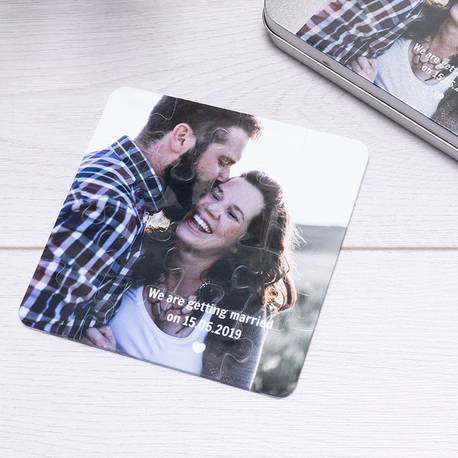 puzzle wedding invitations