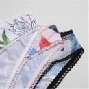 knickers personalised with your designs and an elastic lace trim in 3 colours