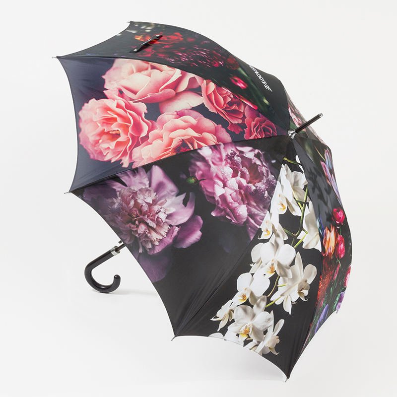 Parapluie personnalisé avec des designs floraux