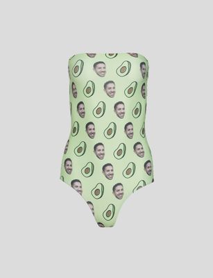 Design Your Strapless Face Bathing Suit