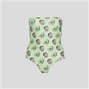 face bathing suit strapless