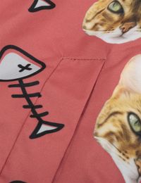 Cat Face Bomber Jacket
