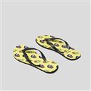 flip flops with face on them