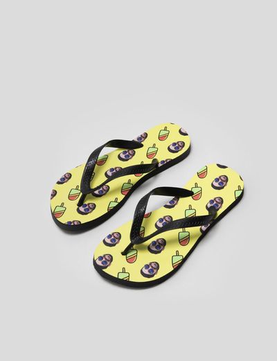 face flip flops