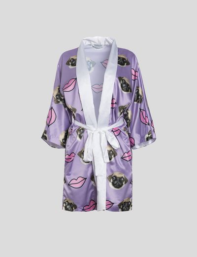 face kimono gown