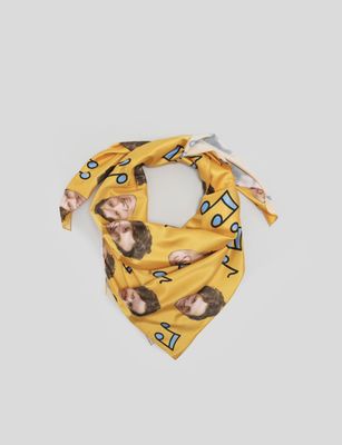 cat face scarf
