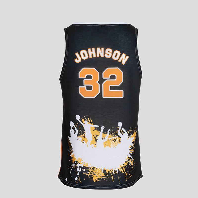 Up and Down Fully Customizable Basketball Jersey Sublimation Printing