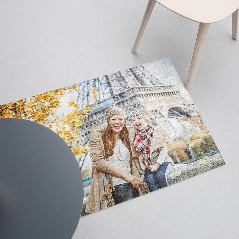 Custom Printed Rugs. Custom Photo Rug. Personalized Rugs