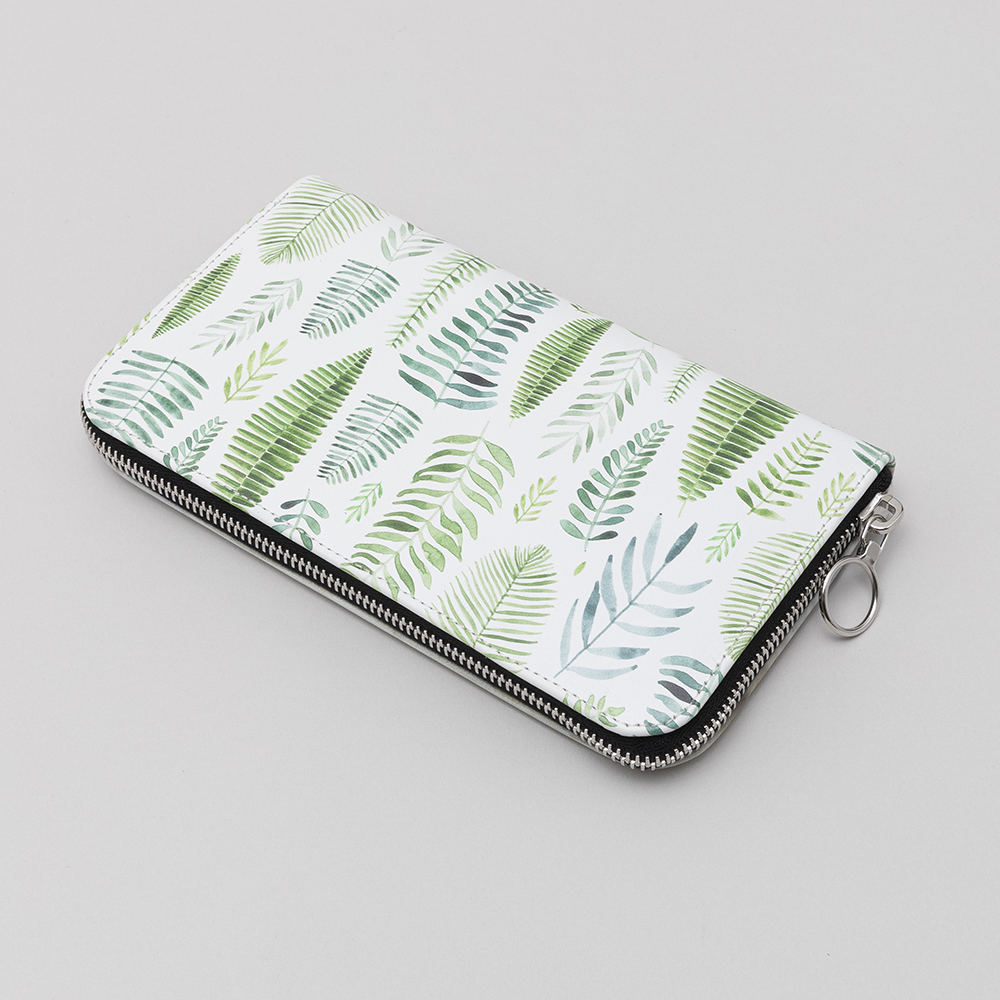 Große Geldbörse mit Reißverschluss