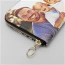 personalise leather purse with design