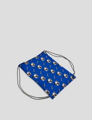 face drawstring bag