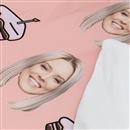 Face on Duvet Cover details