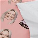 Face on Duvet Cover