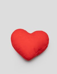 heart cushion with face reverse