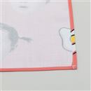 Napkins with faces on reverse