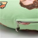 neck pillow with face zip detail
