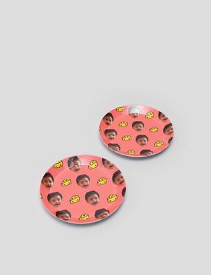 Plates with Faces on them