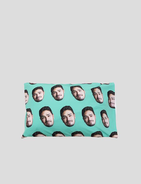 print face on pillow case